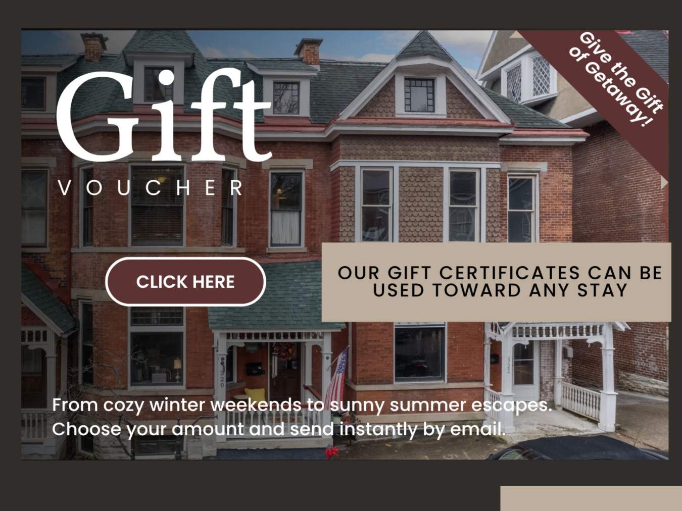 The entrance to Moonriver bed and breakfast